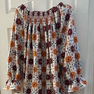 Smocked Flannel Nightgown